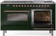 Ilve® Nostalgie II Series 60" Emerald Green Pro Style Dual Fuel Range-3
