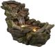 A & B Home Brown/Green Fountain-5