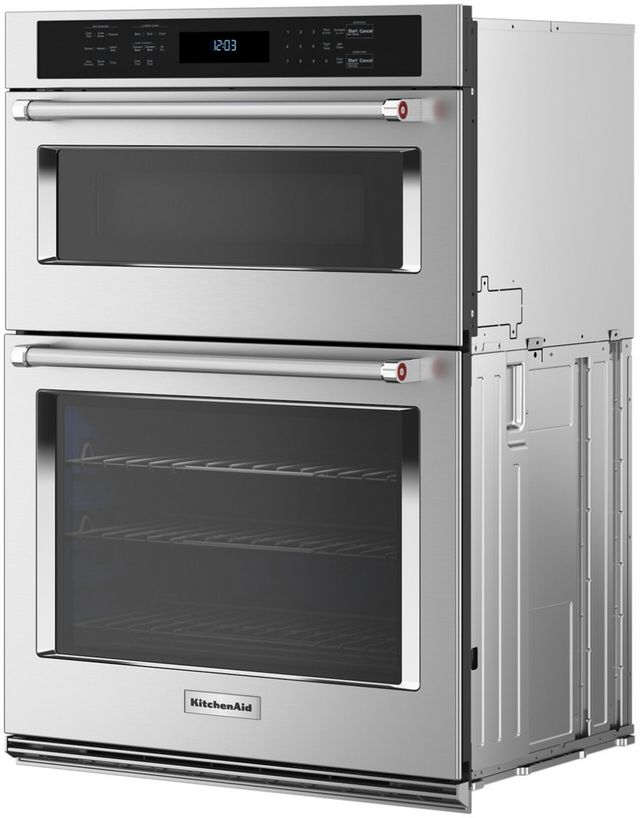 Four à micro-ondes électrique mural de 27 po KitchenAid® - Acier inoxydable-1