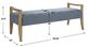 Uttermost® Daylight Sky Blue Bench-2