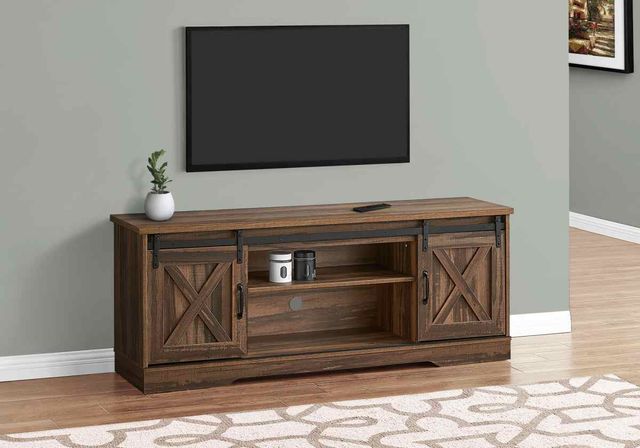 Monarch Specialties Inc. Brown TV Stand-1