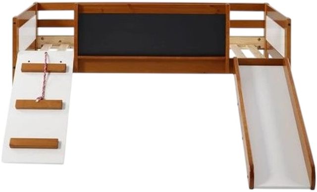 Donco Kids Art & Play Light Espresso Junior Twin Low Loft-3