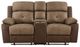 Homelegance® Glendale Brown Double Manual Glider Reclining Loveseat-2