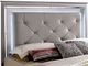 Furniture of America® Bellanova Gray Queen Upholstered Bed-2