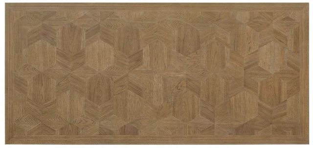 Bernards Tarrington Cashew Trestle Dining Table with Extension Leaf-2