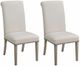 Coaster® Salem 2-Piece Grey Upholstered Side Chairs-4