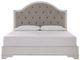 Signature Design by Ashley® Blendon Chipped White King Upholstered Panel Bed-2