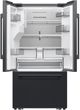 Samsung Bespoke AI 36" 29 Cu. Ft. Fingerprint Resistant Matte Black Steel French Door Refrigerator with Sphere Ice™-1