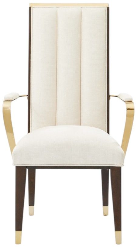 Michael Amini® Belmont Place Espresso Dining Arm Chair-2