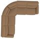 La-Z-Boy® Maddox 5-Piece Camel Curve Manual Reclining Sectional-3
