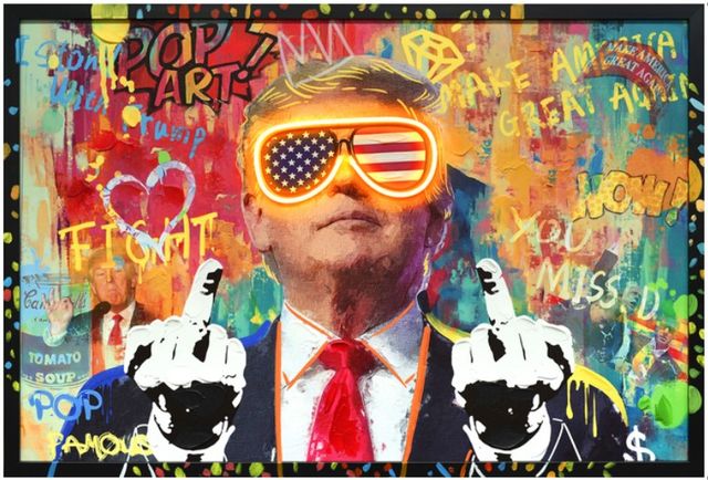 Classy Living Luminous Neon Trump FU Neon Sign-0