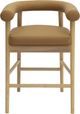 TOV Furniture Spara Cognac/Natural Vegan Leather Counter Stool-3