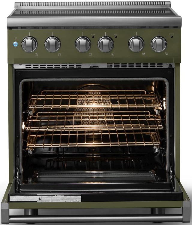 Viking® 5 Series 30" Martini Pro Style Electric Range with Polished Chrome Trim-1