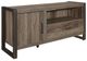 Mazin Furniture Dogue Brown/Gunmetal 51" TV Stand-1