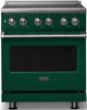 Viking® 5 Series 30" Ivy Pro Style Electric Range with Polished Chrome Trim-0