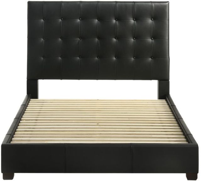 Coaster® Medley Black Eastern King Platform Panel Bed-2