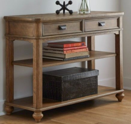 Null Furniture 8821 Pecan Media Console-0