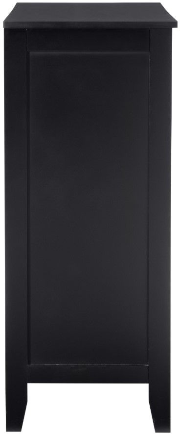 Linon Fetti Black Large Cabinet-4