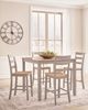 Signature Design by Ashley® Harperfeld 5-Piece Gray/Natural Counter Table Set-1