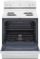 Amana® 30" White Freestanding Electric Range with SpillSaver™ Upswept Cooktop and Easy Clean Glass Door-1