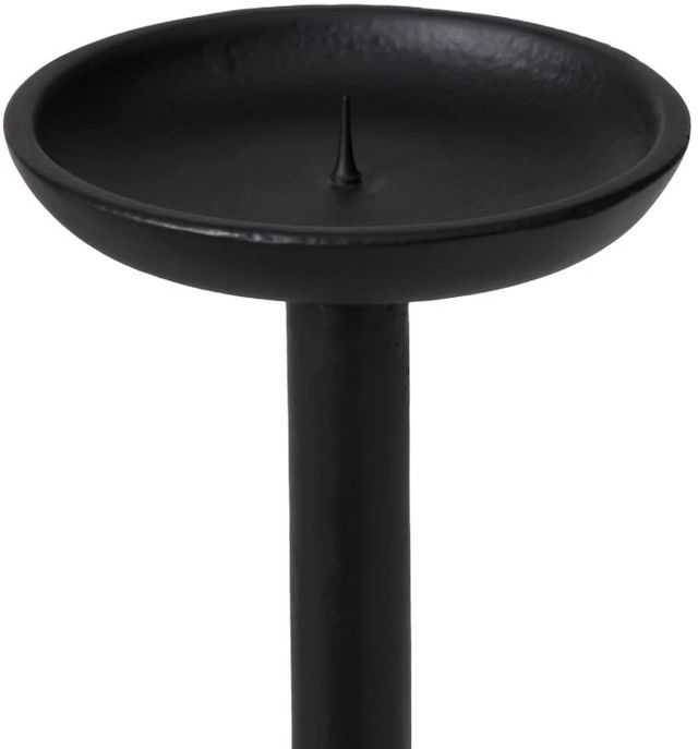 Renwil® Agra Matte Black Candle Holder-3