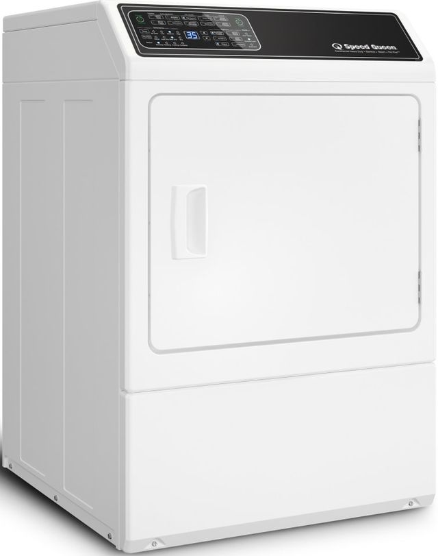 Speed Queen® DF7 7.0 Cu. Ft. White Front Load Gas Dryer-1