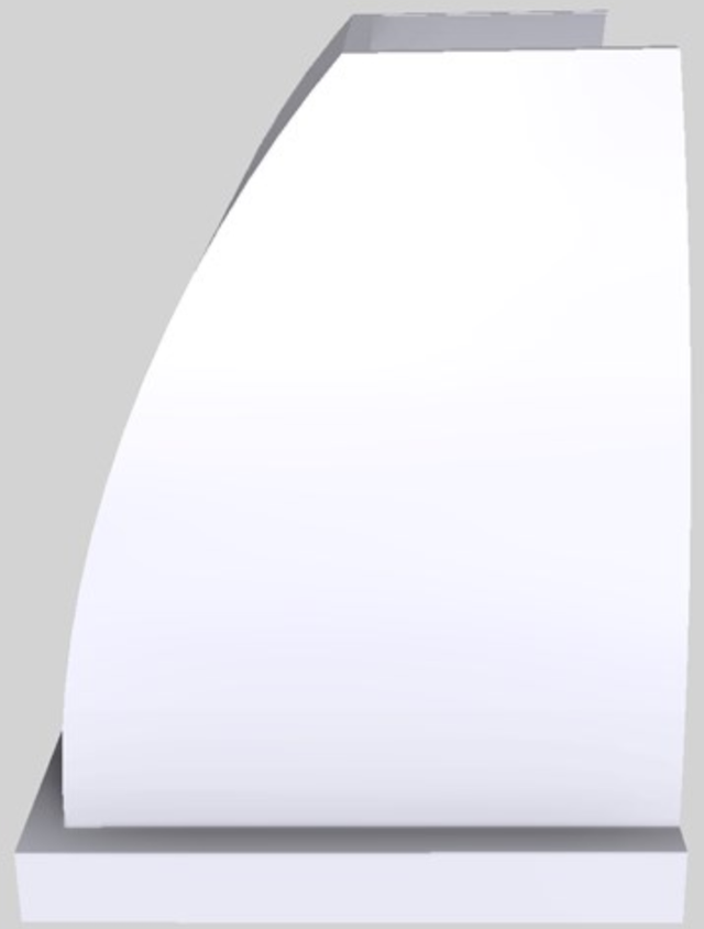 Vent-A-Hood® Designer Series 36" White Wall Mounted Range Hood-1