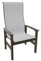 Telescope Casual Leeward Abalone/Beachwood Fabric/Polymer Outdoor MGP Sling Supreme Arm Chair-0