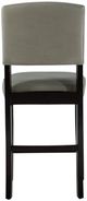 Linon Monaco Black/Dove Gray Counter Stool-5