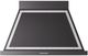 Ilve® Nostalgie II Noblesse 40" Glossy Black Wall Mounted Range Hood with Chrome Trim-0