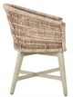 Classic Home Collins Natural/Sand Olefin/ Synthetic Rope Outdoor Dining Chair-2