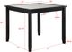 Crown Mark Salvador 5-Piece Black/White Counter Dining Set-2
