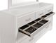 Coaster® Miranda White Dresser and Mirror Set-2