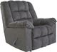 Signature Design by Ashley® Drakestone Charcoal Massage Rocker Recliner-0