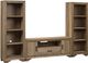 Liberty Sun Valley Sandstone Entertainment Center With Piers-1