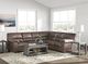 Signature Design by Ashley® Whitlock 3-Piece Umber L-Shape Sectional-2