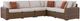 Signature Design by Ashley® Angel Island 4-Piece Beige/Brown Fabric/Wicker L-Shape Outdoor Sectional-0