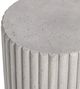 Classic Home Givens Light Gray Concrete Outdoor Accent Table-4
