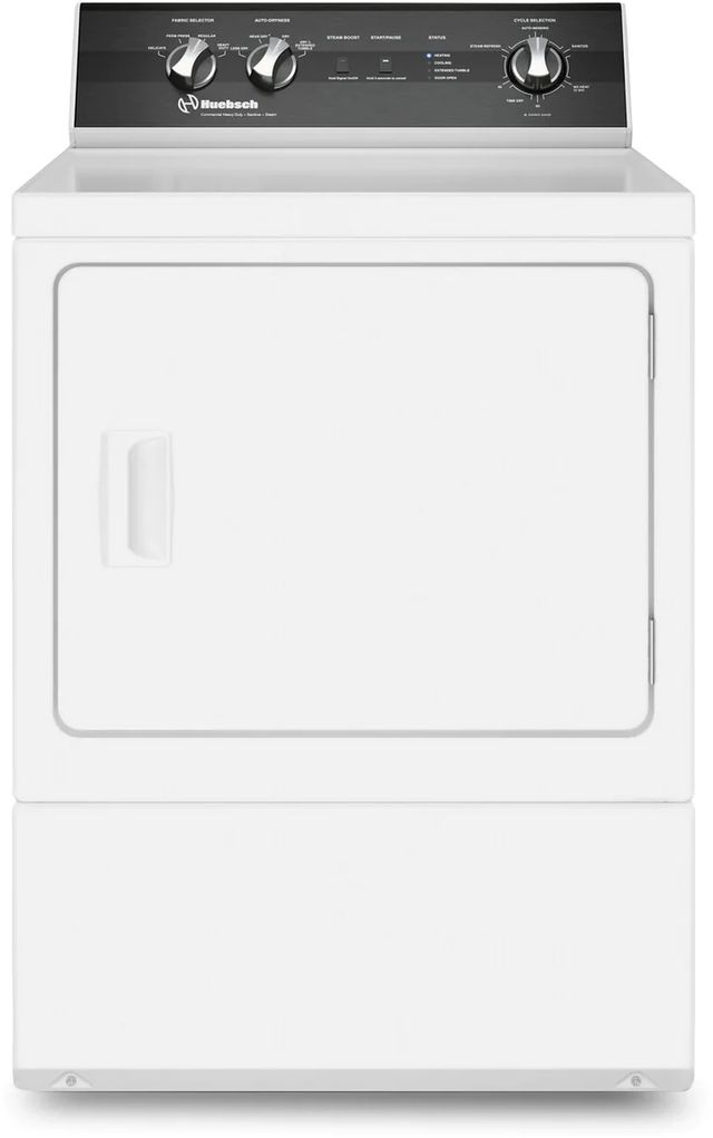 Huebsch® White Top Load Washer & Gas Dryer Laundry Pair-2