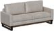 International Furniture Direct Blackburn Black/Gray Sofa-0