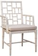 Furniture Classics Hugo Cream/Gray Dining Arm Chair-0