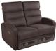 GoBerce® Brown Power Reclining Loveseat-0