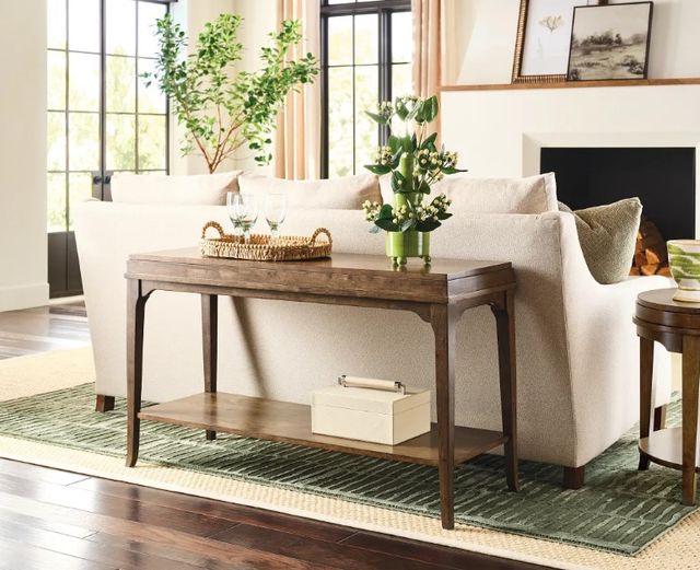 Hammary® Nicolette Hamilton Auburn Rectangular Sofa Table-1