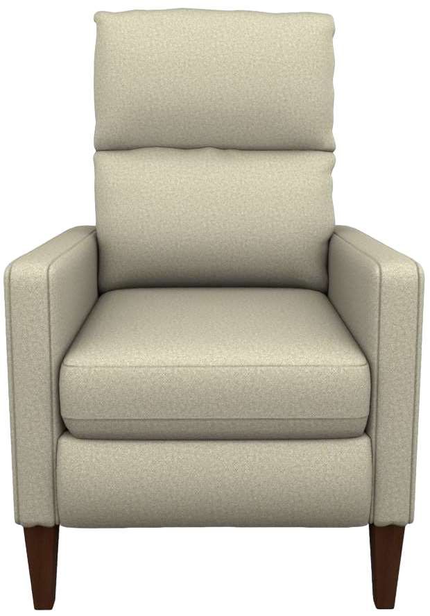 Best® Home Furnishings Customizable Janae High Leg Recliner with Dark Walnut Legs-1