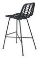 Zuo® Malaga Black Bar Chair-4