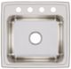 Elkay Lustertone® Lustrous Satin 19.5" OS4-Hole Single Bowl Drop-in Laundry Sink-1