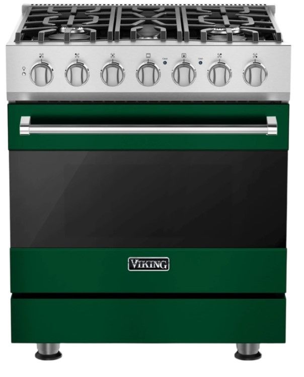 Viking® 3 Series 30" Ivy Propane Pro Style Gas Range-0