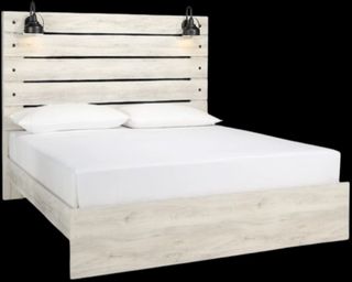 Signature Design by Ashley® Cambeck Whitewash King Panel Bed
