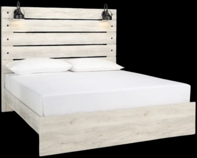 Signature Design by Ashley® Cambeck Whitewash King Panel Bed-0
