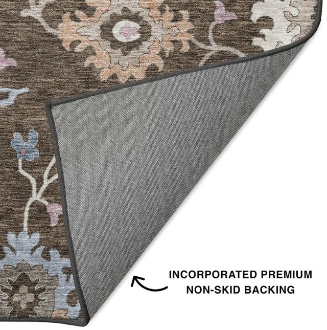 Dalyn™ Rug Company Hatay HY4 Chocolate 5'x8' Area Rug-2